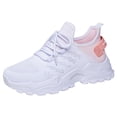 thumbnail image 3 of Rotm Tennis Shoes Womens Women's Lightweight Slip On Walking Running Shoes Pink,7, 3 of 7