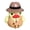 D, variant on OIUR Chef Duck Figurine Resin Doctor Duck Ornament Colorful Firefighter Detective Duck Statue for Living Room Bedroom Shelf Decoration