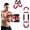 Black Red, variant on Twister Arm and Chest  Trainer, U-Shape Power Twister Arm Exerciser Adjustable, , Biceps, Triceps,  and Forearm Chest  Exercise, Upper  Strength