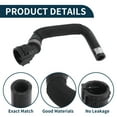 thumbnail image 4 of Manguera del radiador Unique Bargains No.4G0819337 para Audi A6 A7 2014-2024 Tubo de agua caliente de plástico y metal negro 1 Pc, 4 of 6