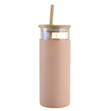 

KEVCHE Silicone Glass Protective Cover Straw Cover Glass Fashion Bamboo Cover Mug