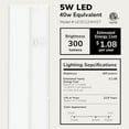 30" Direct Wire Dimmable LED Under Lights, Selectable 2700K