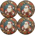 thumbnail image 2 of Dreamtimes Christmas Santa Claus Placemats Set of 1 Non-Slip Heat Resistant Dining Table Place Mats Washable Kitchen PVC Weave Table Mats, 2 of 7