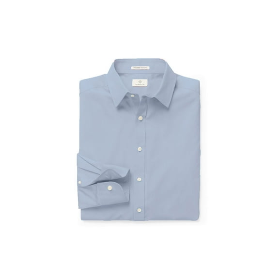 Gant Diamond G Men's Fine Satin Weave FTC Shirt (380172), Light Indigo, 39