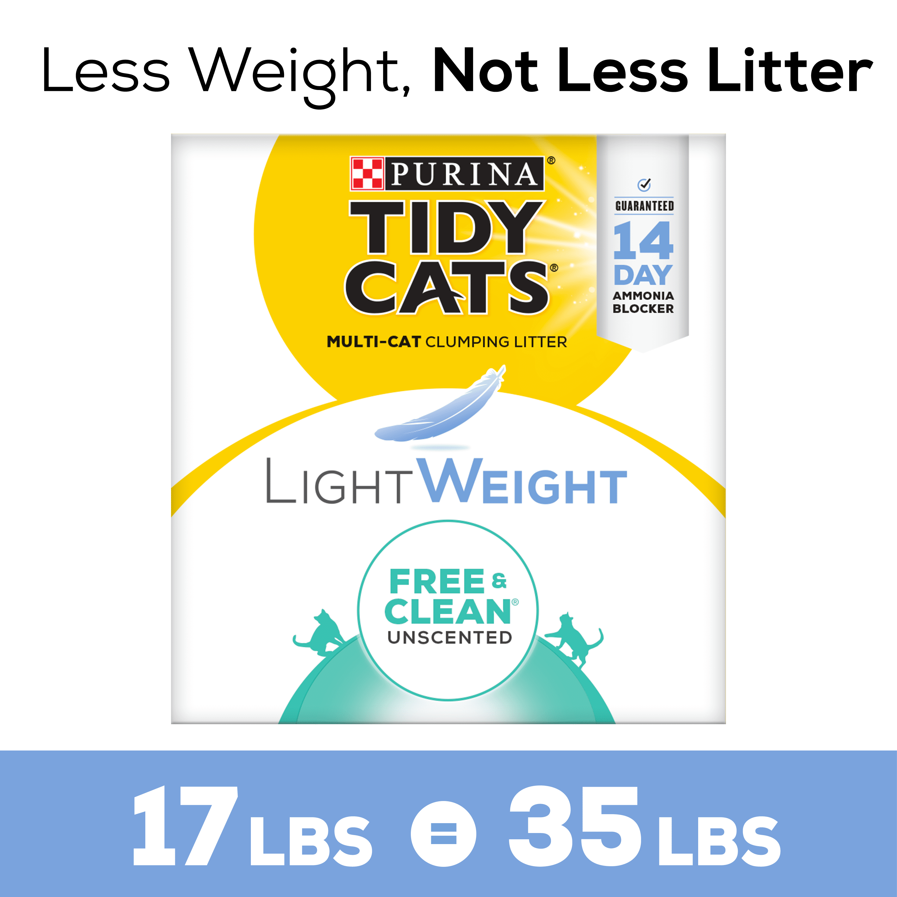 Purina Tidy Cats Low Dust, Clumping Cat Litter, LightWeight Free