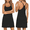 Black, variant on Nightgowns for Women Sleepshirt Pajama Dress Loungewear Deep V Neck Nightshirt Casual Loose Comfy Sleepwear Black