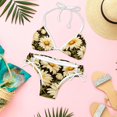 thumbnail image 6 of Daisy Swim Wear Bikini Set with Detachable Sponge & Adjustable Strap, Two-Pack for Versatile Swimming Suit Styles, 6 of 6