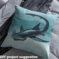 thumbnail image 2 of Homewish Kawaii Ocean Shark Fabric by the Yard 2 Yards for Kid, Cartoon Kawaii Sealife Sewing Fabric, Marine Theme Fabric for Sewing, Luxury Bedroom Decor, 2 of 6