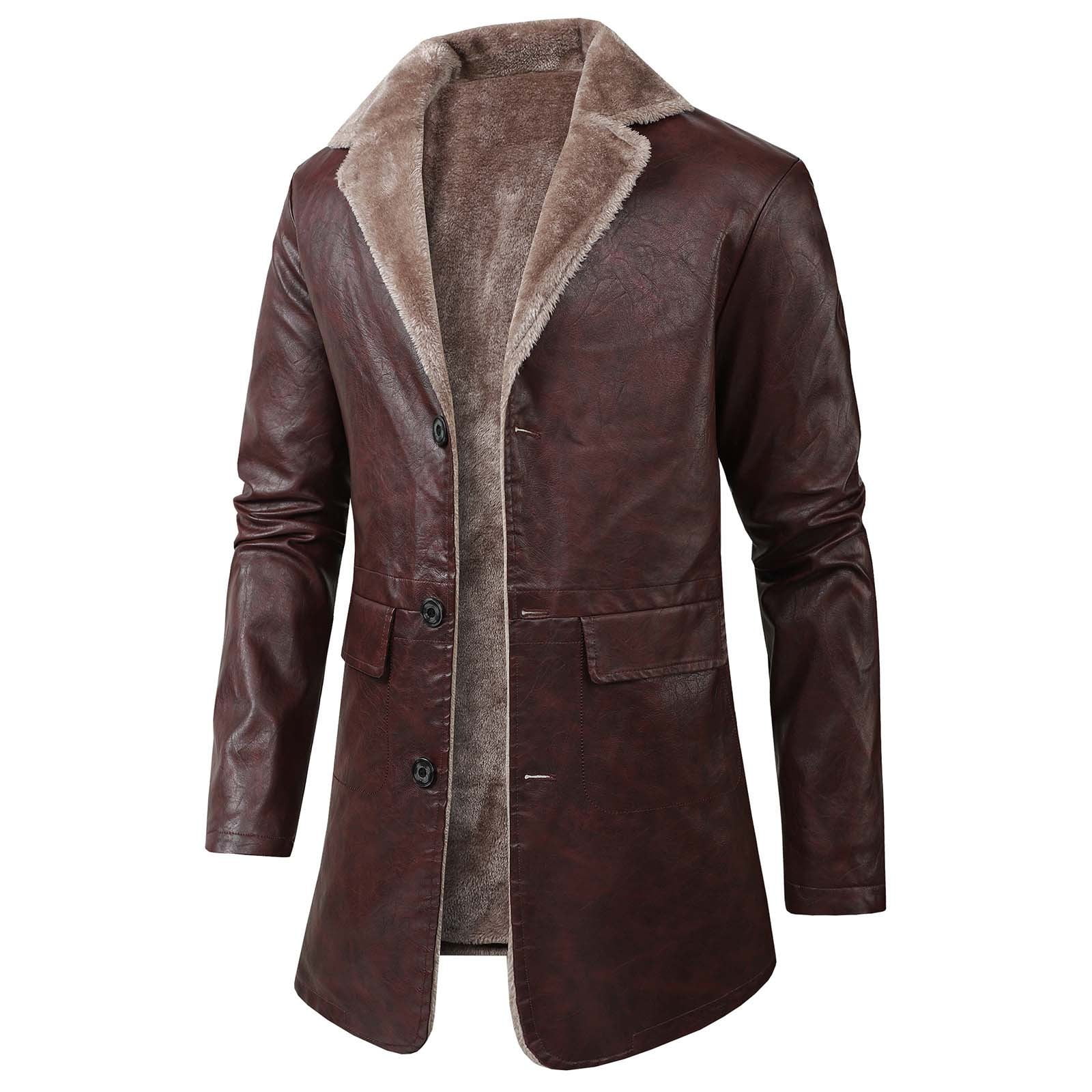 Lamb Car Leather Coat - Walmart.com