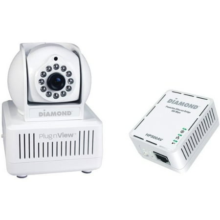 Diamond PlugnView Pet Monitoring Camera Kit With Night-vision Lens for Apple iPhone, iPad, Android Tablets & Smartphones