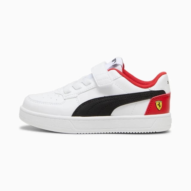 Tenis Puma Ferrari Caven 2.0 PS para Niños 17 A 21.5. 308161-05 blanco 17