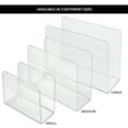 thumbnail image 6 of Clear Acrylic Desk File Holder- Large, 4-Pack, 6 of 7