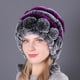 thumbnail image 1 of Sombrero de Moda Ganfancp Invierno de Las Mujeres de Colores Cálidos Terciopelo Real 1X, 1 of 2