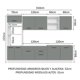 thumbnail image 3 of Cocina Integral Completa Modular Madesa Agata 310cm BG 02, 3 of 5