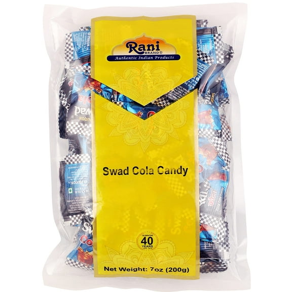 Rani Swad Cola Candy 7oz (200g) Individually Wrapped ~ Indian Tasty Treats | Vegan | Gluten Friendly | NON-GMO | Indian Origin