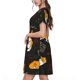 thumbnail image 2 of Balery Royal Corgi Vestidos sueltos de manga corta para mujer, vestidos de verano 2025, vestidos casuales de corte A con vuelo., 2 of 6