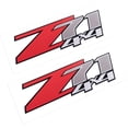 thumbnail image 5 of LAICAIW Two Pc Z71 4x4 Decals Stickers Compatible for 2007-2013 Chevy Silverado 1500HD 2500 HD (RED), 5 of 5