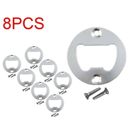 

Yannee 8 Pcs Bottle Opener Chrome Iron Beer Bottle Openers Corkscrew Tool Set Round Inserts Dia 40mm