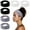 Two Black/White/Gray, variant on Headbands for Women, Wide Elastic Head Bands, Non-Slip Thick Hair Bands, Sports Stretchy Sweat Bands, Large Knotted Soft Headband for Washing Face, Makeup, Workout, Spa, Running, Fashion, 6-Pack