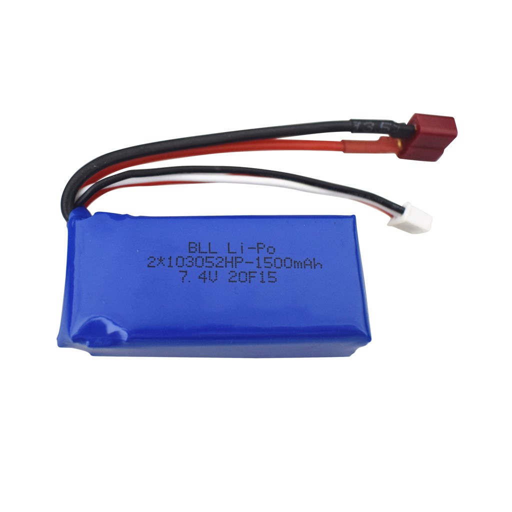 7.4V 1500mAh Lipo Battery RC Car Spare Parts for WLtoys 144001 A959B