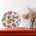 thumbnail image 2 of Ryvnso Cute Strawberry Wall Clock Non Ticking Silent Kitchen Clock Battery Operated Clocks 10 inch, 2 of 7