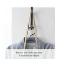 thumbnail image 5 of Yamazaki Home  Over-the-Door Hook, Steel - L 3.86 x W 0.59 x H  7.09 inches Black, 5 of 7