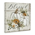 thumbnail image 4 of Stupell Industries Blessed Floral Pumpkin Holiday Painting Gallery Wrapped Canvas Art Prints Wall Art, 24 x 24, 4 of 8