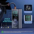 thumbnail image 3 of Compresor De Aire Portátil Bombas Aire Inflador De Llanta 150psi Doble Indicación De Presión Recargable Inalámbrico Power Bank Con Luz Led Para,para Auto,Motocicleta,Bicicleta XIUDEEN Aj15,Negro, 3 of 3