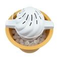 thumbnail image 2 of Nostalgia 4-Quart Swirl Cone Ice Cream Maker, Vanilla White, 2 of 4