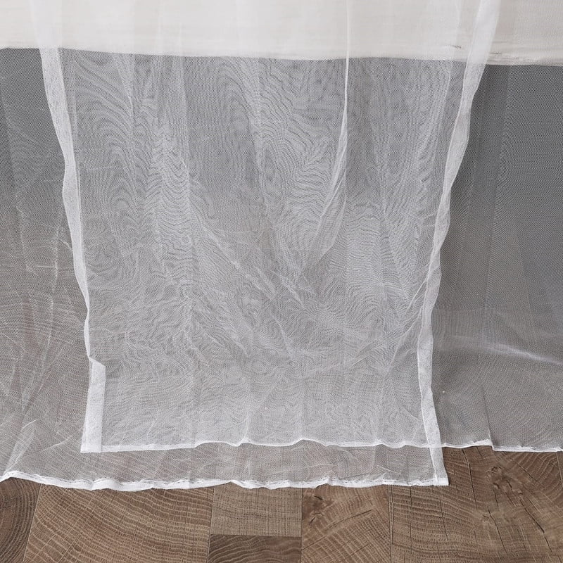 Bed Canopy for Full Queen King Size Bed, Canopy Bed Curtains Elegant Mosquito Net, Mosquito Netting for Camping Patio Indoor Outdoor Bug Net, Sky blue