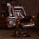 thumbnail image 4 of Ergonomic Comfy Recliner Office Chair Swivel Pedicure Leather Office Chair Modern Executive Sillas De Comedor Theater Furniture My Lux Decor Round, 4 of 7