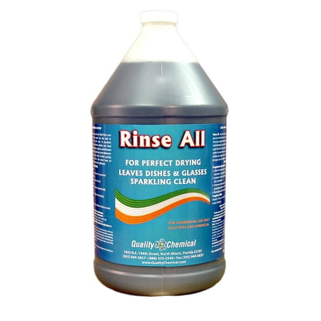 Rinse All - Commercial Industrial Grade Rinse Aid - 1 gallon (128