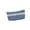 Deep Blue, variant on PoyoKee Cute Pencil Case, Canvas Fresh Floral Pencil Pouch, Large Capacity, Elegant Preppy Style Stationery Storage and Desk Organizer, White Blue