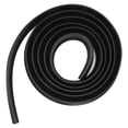 thumbnail image 3 of Cortina divisoria de ducha de TPE autoadhesiva de 3 m para baños, tira de barrera de agua flexible negra, 3 of 8