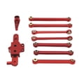 thumbnail image 1 of Conjunto de componentes de dirección RC Strade Fareast Limited repuesto de metal para Wltoys 1/12 RC Car 124006 12427 12428 accesorio camión rojo, 1 of 8