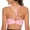 Pink, variant on Women’s Strappy Sports Bra Medium Support – Criss Cross Back Yoga Bra with Removable Pads