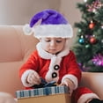 thumbnail image 2 of Deeceymbur Santa Hat One Size Fits All Thickened Large Party Christmas Decoration Festive Accessorily for Adults, 2 of 5