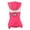 Hot Pink, variant on Tainini Pet Dog Raincoat ,Pet Waterproof Clothes Hooded Rain Jacket Rainwear for Cat,Dog-M