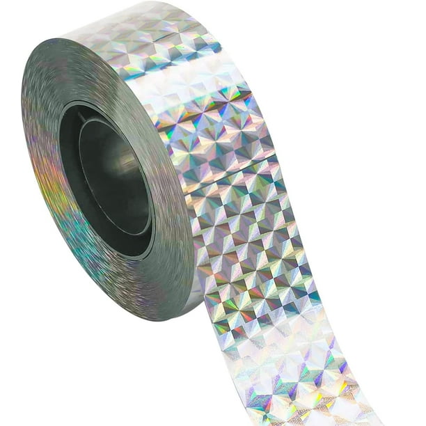 Cinta repelente de aves, cinta holográfica repelente de aves, cinta antiaves, 80 m x 2,4 cm, cinta repelente de aves de doble cara, disuasorio perfecto contra aves, palomas y cuervos | JUNJUN