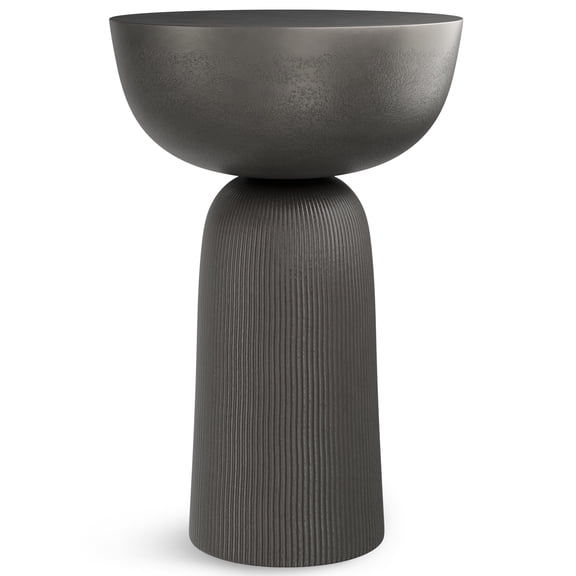 Simpli Home Hughes Cast Aluminum Side Table