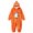 Orange#9527, variant on BOOMNY Halloween Flannel Pajamas Jumpsuit for Men And Women Hallowmas Pumpkin Face Graphic Long Sleeve Hooded Pjs Jumpsuit Cozy Warm Loungewear Homewear