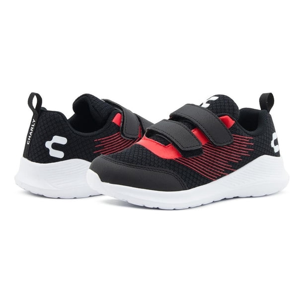 Tenis Charly Kids Niño Deportivo Running Negro/rojo 15-23 negro 23