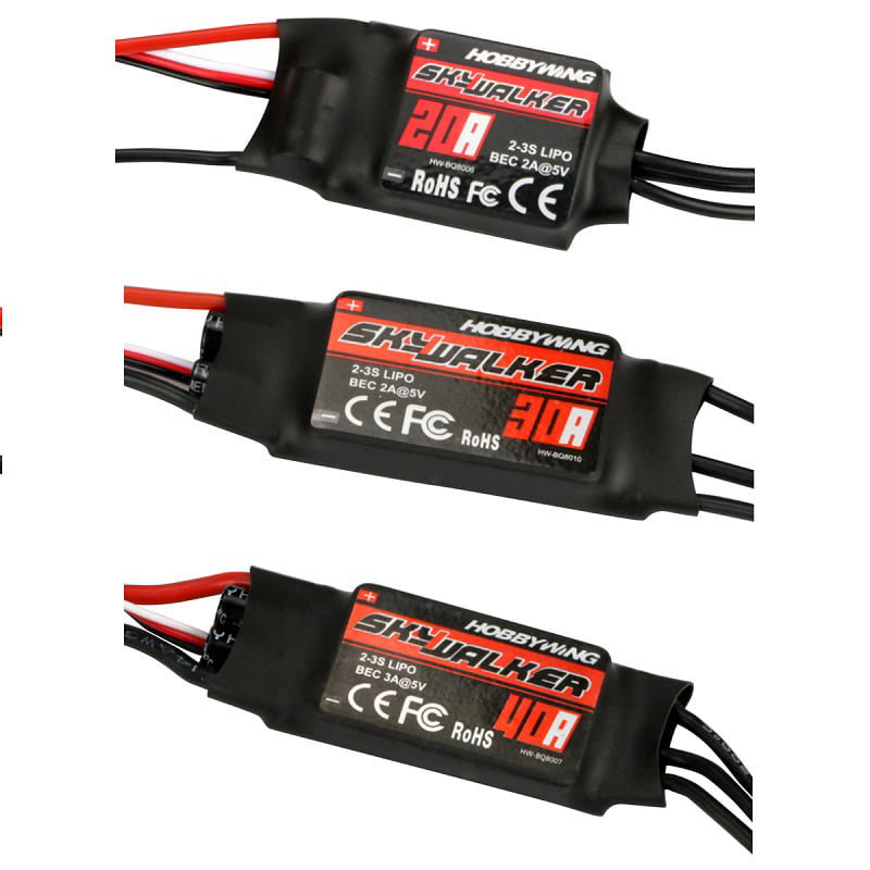 DSstyles 1pcs 12A 20A 30A 40A 50A 60A 80A ESC Speed Controler with UBEC for RC FPV Quadcopter RC Airplanes Helicopter 60A