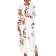thumbnail image 1 of Puntoco Conjunto de pijama y pantalones de manga larga con cuello redondo y estampado para mujer con bolsillos Puntoco Puntoco-4661, 1 of 4
