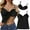 Black, variant on Workout Tank Tops for Women with Built in Bra, Loose Sleeveless Gym Tops Seamless Athletic Yoga Shirts