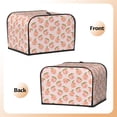 thumbnail image 3 of Haiem Peach With Leaves Print Toaster Covers 4 Slice Wide Slot,Bread Dust Cover & Fingerprint Protection,Bread Machine Cover,Appliance Covers, 3 of 7