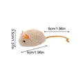 thumbnail image 3 of Interactive Cat ToysforIndoor Cats, 3 Pack Gift SetwithCatnip Infused Plush Mice, Cat Enrichment Stimulation ToysforBored Indoor Adult CatsandKittens, 3 of 5