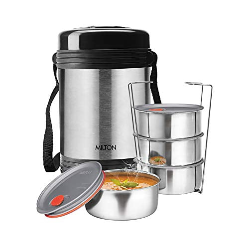 Milton Legend4 Insulated Thermo Steel Tiffin Lunch Box