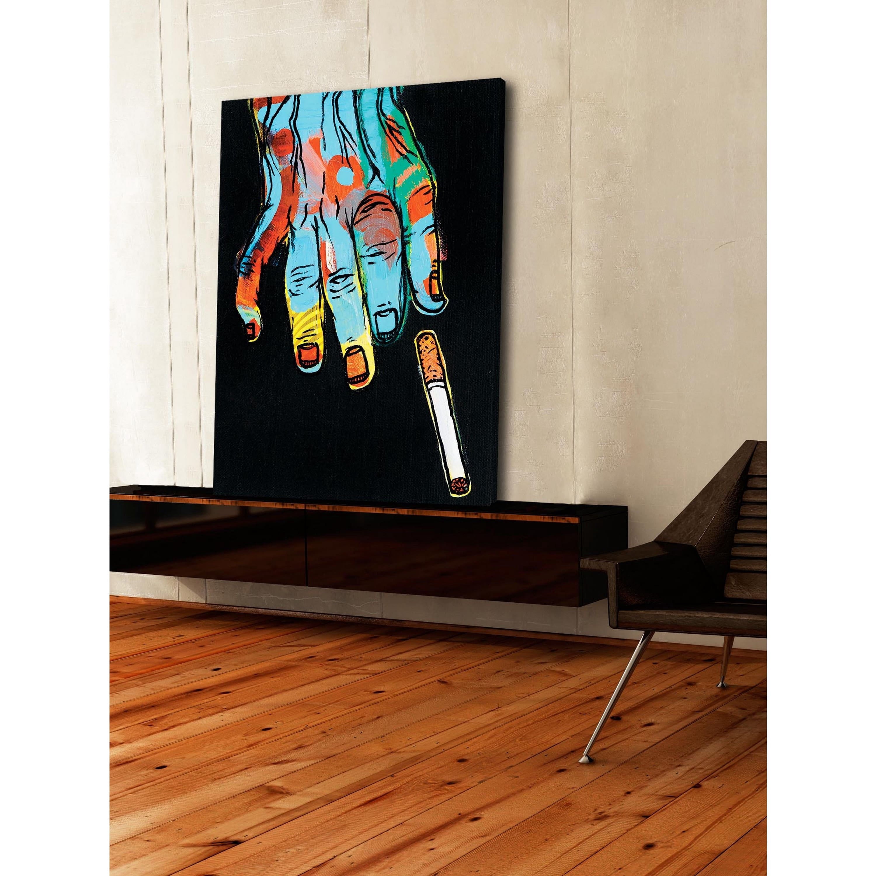 Marmont Hill "Cigarette" Print on Canvas