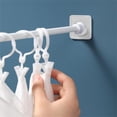 thumbnail image 5 of Support de Tringle à Rideau de Douche, Support Adhésif pour Tringle à Rideau pour Salle de Bain, Crochets de Tringle à Tension Sans Perçage pour Salle de Bain Salon, 5 of 5